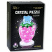 3D Crystal Puzzle Клубника c котенком свет.Hello Kitty 9026A